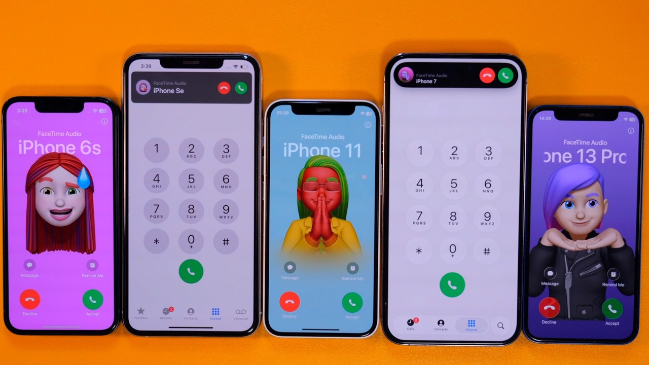 Входящие и исходящие звонки FaceTime на iPhone 13 Pro Max, iPhone 13, iPhone 12 Pro Max, iPhone 12