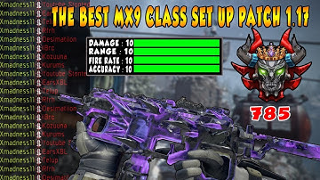 BO4 THE BEST AND MOST OVERPOWERED MX9 CLASS SET UP AFTER PATCH 1.17