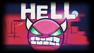HELL by Serponge (Medium demon) - Complete by me (ребит) || Geometry Dash (16) (Читайте описание)