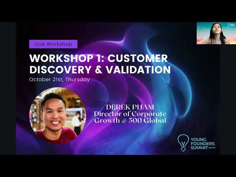 Young Founders Summit Workshop | Customer Discovery & Validation