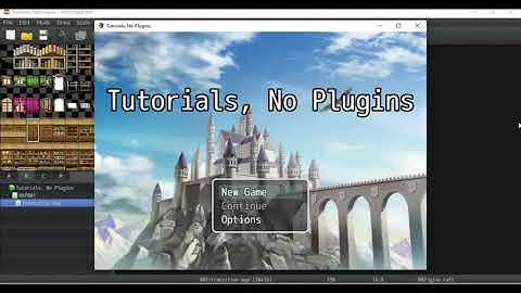 (NO PLUGIN) Portable Raft tutorial RPG Maker MV req: track player tutorial
