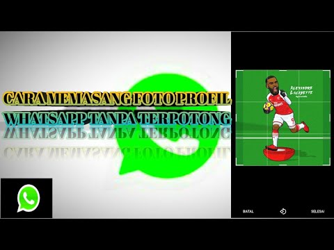  Foto Profil WhatsApp tanpa TERPOTONG NO CROP YouTube