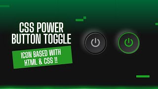 How to Create a Neumorphic Power Button Using HTML & CSS