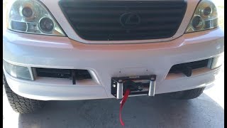 Lexus GX470 Hidden Winch Mount