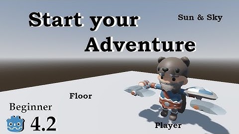First Steps in 3D - start now - Learn Godot 4 3D - no talking