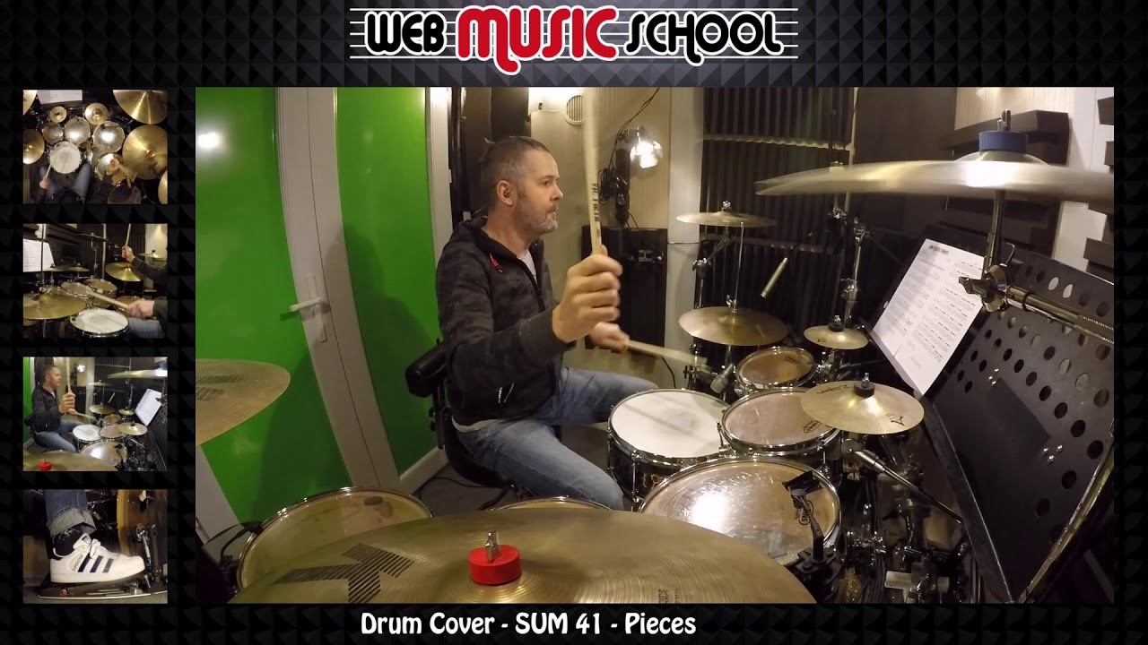 Sum 41 Pieces Drum Cover Youtube
