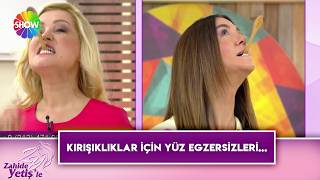 Ünlü Oyuncu Ayşe Tolgadan Gençleştiren Yüz Egzersizleri Zahide Yetişle