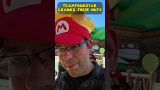 TFS cranks their nuts in public #supernintendoworld #supermario #nintendo @FourStarBento