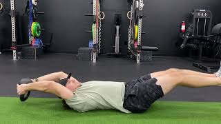 Deadbug, KB Pull over with Double Leg Extension