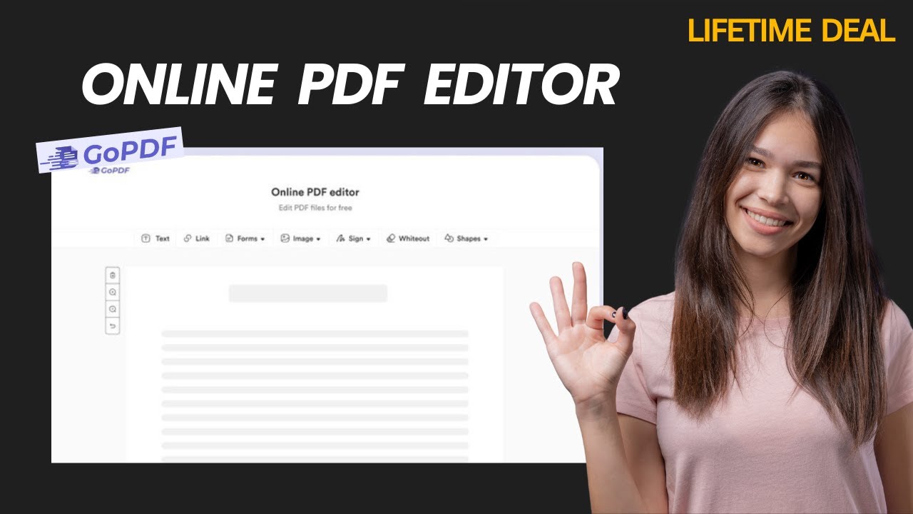 GoPDF Lifetime Deal I Edit, Sign, Convert, Merge, Protect, and AI PDF Chat