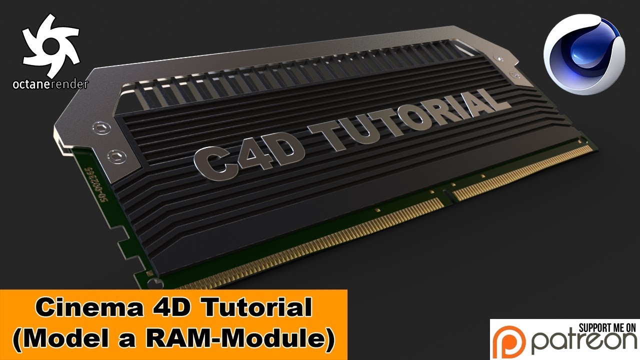Model a RAM-Module (Cinema 4D Tutorial) - YouTube