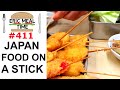 Deep Fried FOOD-ON-A-STICK (串カツ) - Osaka, Japan - Eric Meal Time #411