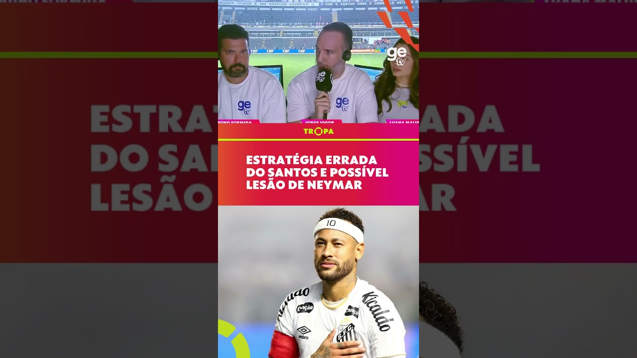 NEYMAR E SANTOS ERRARAM NA ESTRATÉGIA CONTRA O PALMEIRAS NA COPA DO BRASIL? | Tropa ge tv #shorts