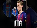 Another Barca midfielder injured#dejong #frenkiedejong #fcbarcelona #football #shorts