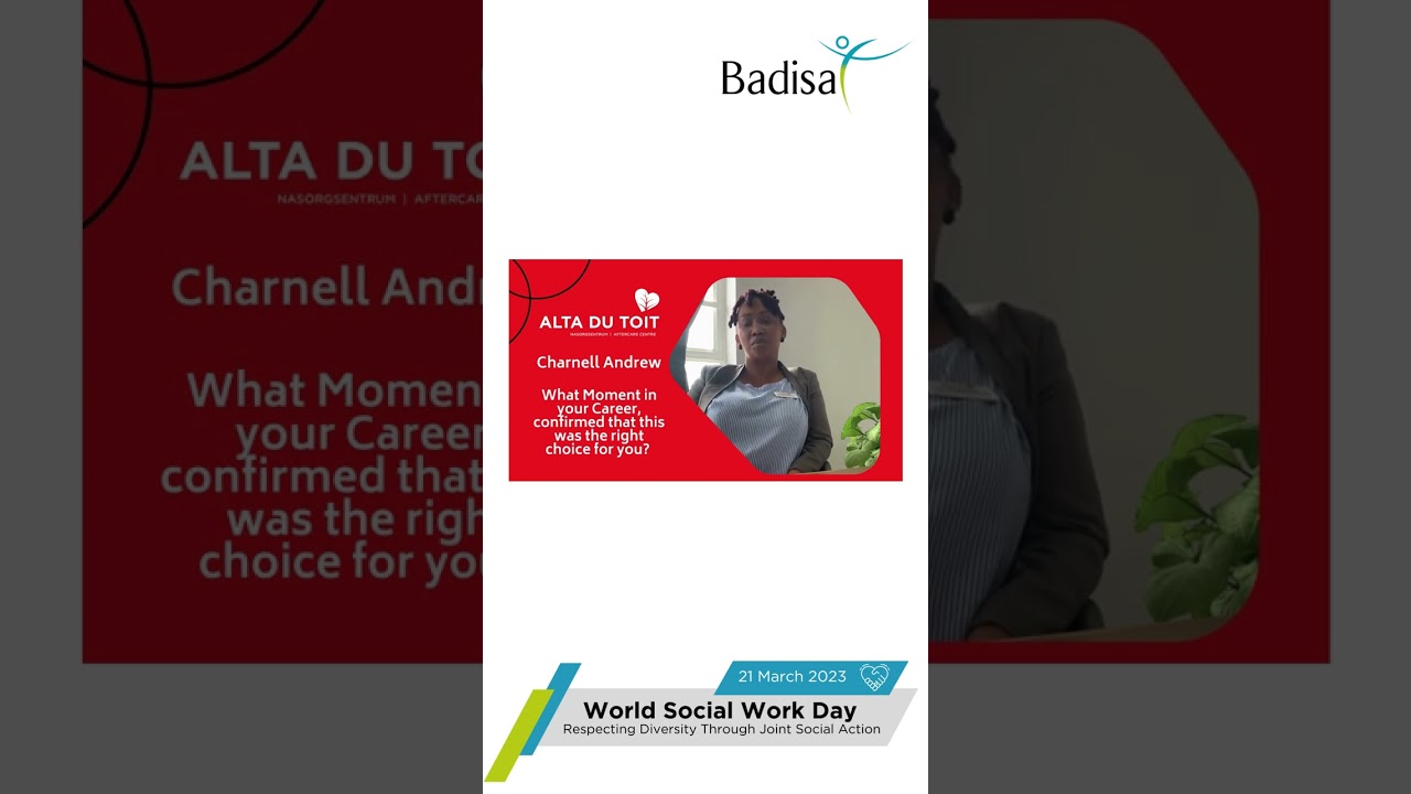 World Social Work Day 2023:  Badisa  Alta du Toit Nasorg 2