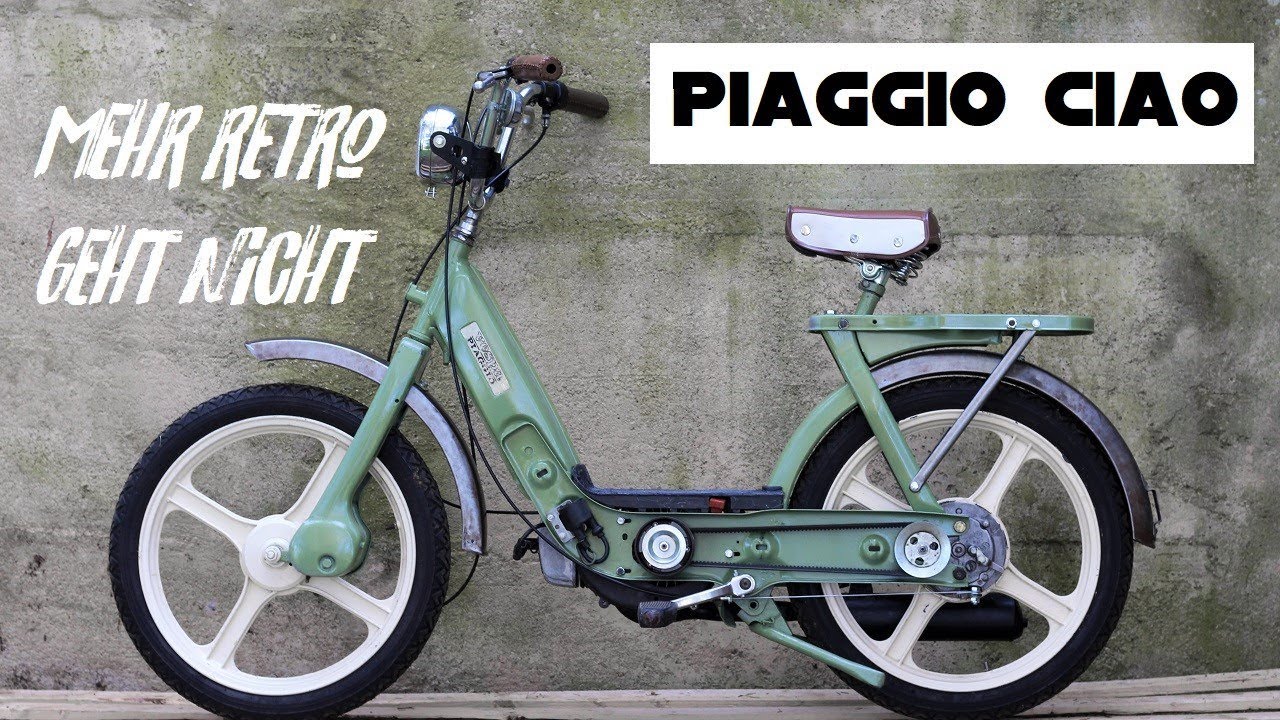 Piaggio Ciao Custom Retro Moped - Rebuild Moped Factory (ASMR for Nina) 