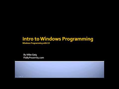 Windows Programming Part 5.0: Basic Controls and Form Layout