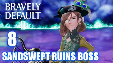 Bravely Default 2 – Sandswept Ruins Orpheus Boss Fight - Gameplay Walkthrough Part 8