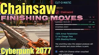 Chainsaw Finishing Moves | Cyberpunk 2077