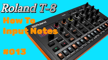 #013 How To Input Notes ROLAND T8