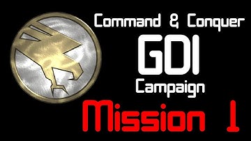 Command & Conquer GDI Campaign Mission 1 - Beachhead (PC LONGPLAY)