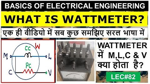 WHAT IS WATTMETER?POWER MEASUREMENT IN AC CIRCUITS