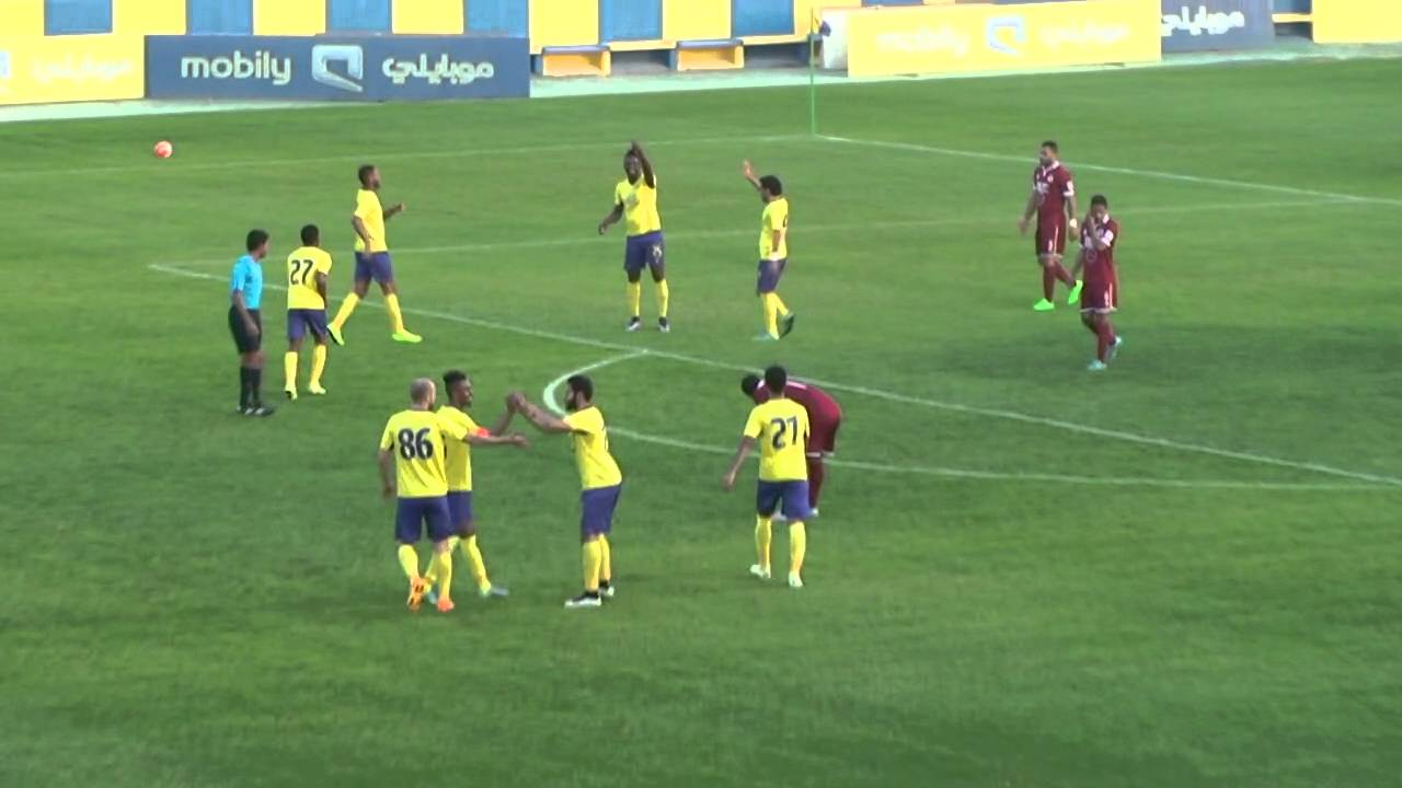 هدف النصر الأول عن طريق اللاعب مايقا أمام الفيصلي في المباراة الودية راموس اینستاگرام