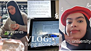 VLOG | living alone student diaries 🧍🏻‍♀️ university classes 🏫 primark shopping 🛍 etc...