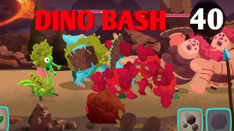 Dino Bash Level 40 Android walk-through Gameplay (Mobile Game) Healing shot Unlocked...!