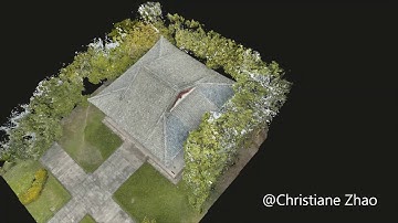 3D Photogrammetry Point Cloud Temple - Hua Lin Si