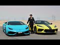 Lamborghini VS Corvette Drag Race | Next Level 🔥