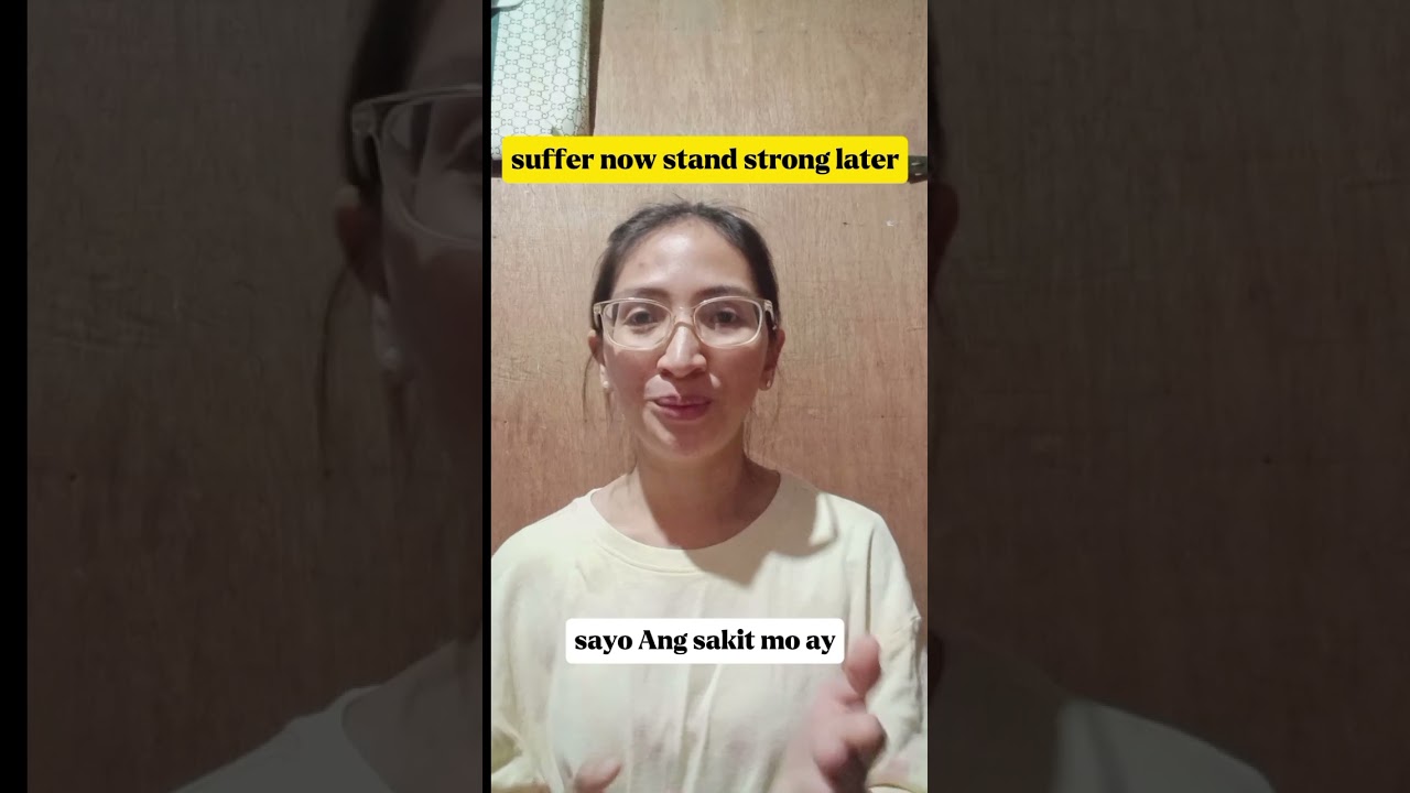 suffer now stand strong later