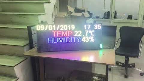 DIGITAL SCROLLING DISPLAY BOARDS MANUFACTURER - TIME - DATE - TEMPRATURE - HUMIDITY @ 7837978199