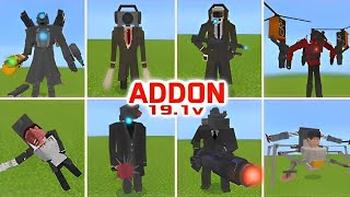 SKIBIDI Toilet v19.1 by TELUR-MAN ADDON/MOD Updated in Minecraft PE [with Tutorial] screenshot 5