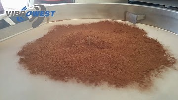 Circular Vibrating Screener mod. MR - Coffee sieving - Vibrowest