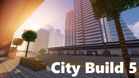 City Build #5 - Skyscrapers!!! (Minecraft Timelapse)