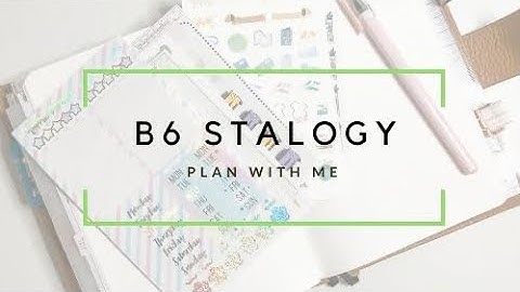B6 Stalogy Plan with Me