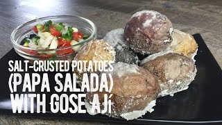 Salt-Crusted Potatoes Papa Salada With Gose Ají