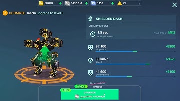 War Robots : Ultimate Haechi Upgrade cost MK1 - MK3 #warrobots