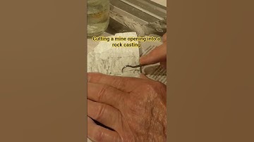 Cutting Openings In Plaster Castings #modelrailroad #modeltrains #hotrains