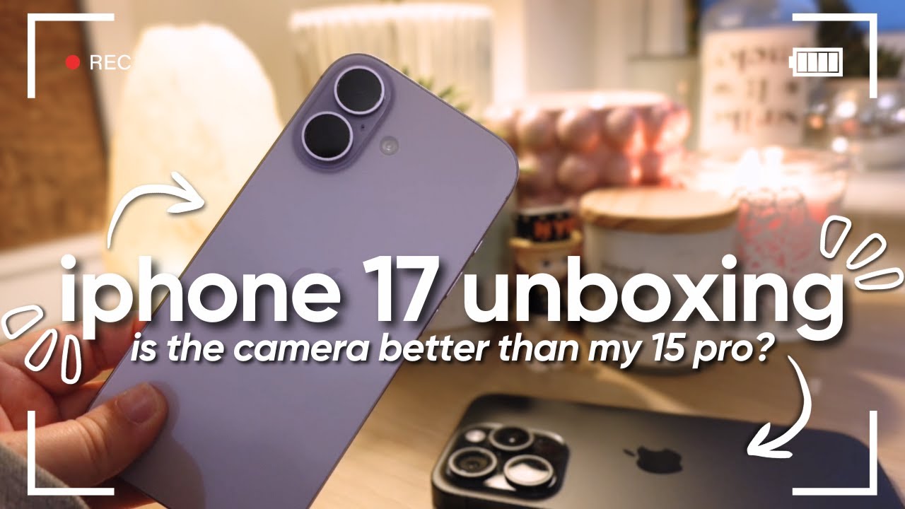 the LAVENDER iphone 17 💜☁️ cosy & aesthetic UNBOXING 💫