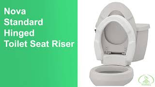 Nova Standard Hinged Toilet Seat Riser
