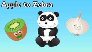 Apple to Zebra + More | ABC KIDS RHYMES | Mother Goose Club Phonics Songs