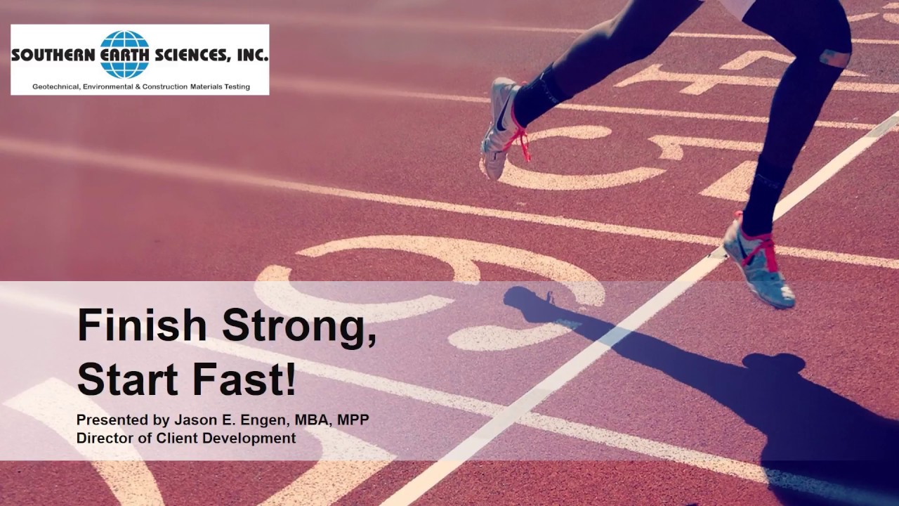 Finish 2017 Strong Start 2018 Fast! - YouTube