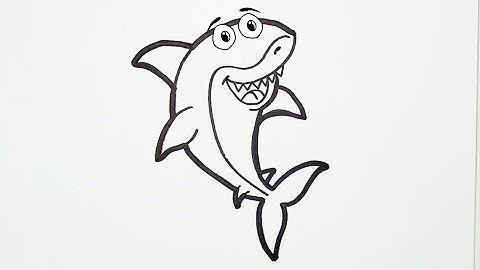  Drawing videos l how to draw a shark l drawing of shark l fish drawing l