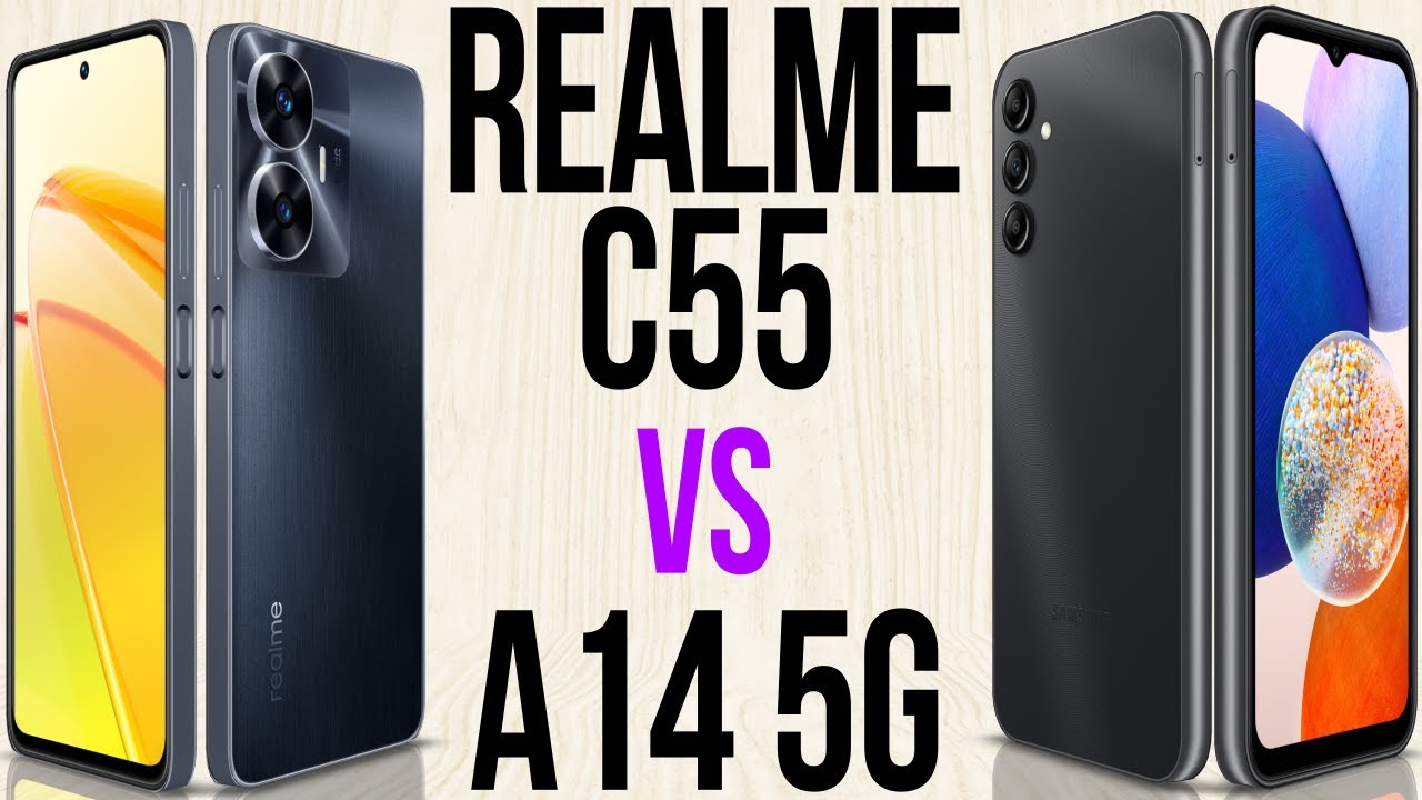 GALAXY A14 5G vs REALME C55: o que VALE MAIS entre CELULARES BÁSICOS?