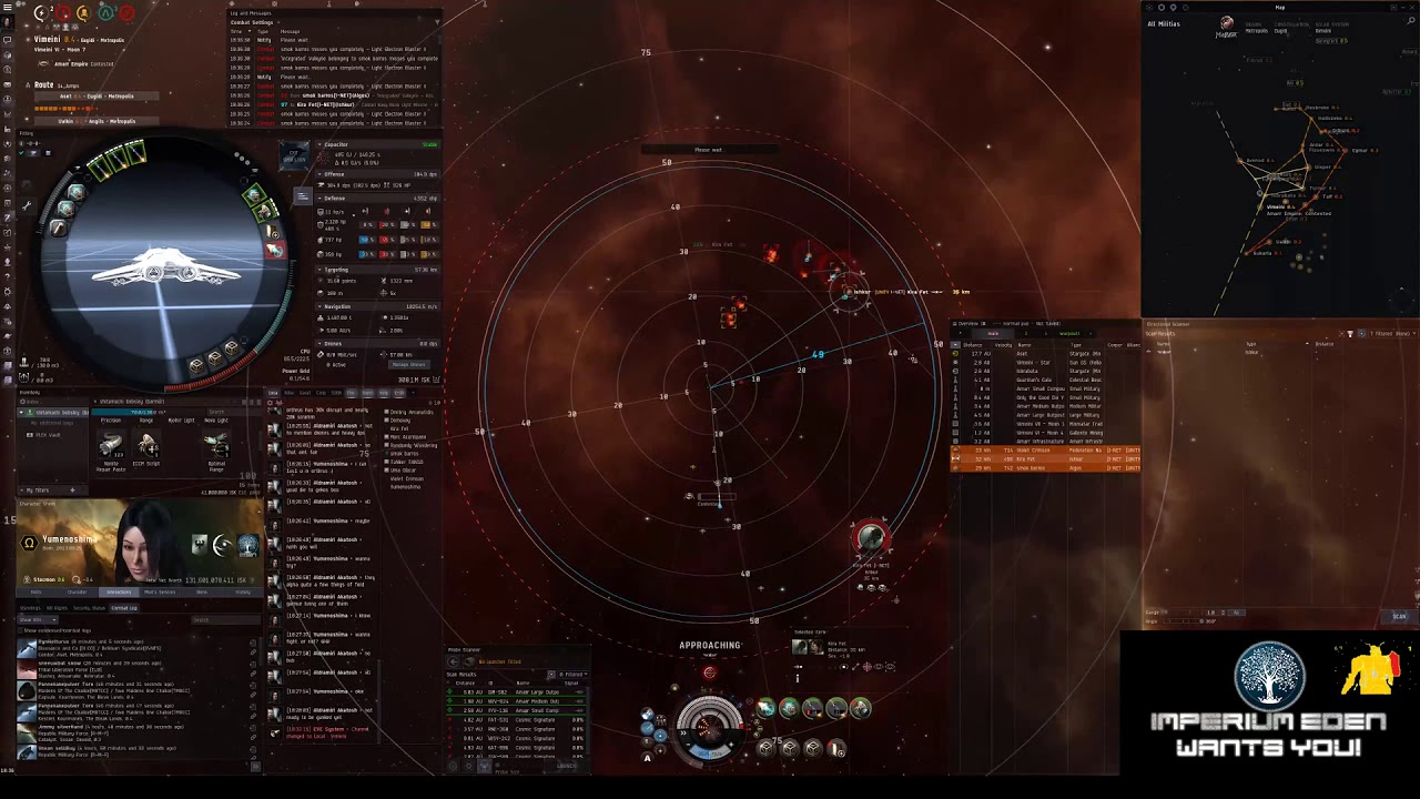 EvE Long Point Kiting Basics 007 YouTube