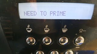 : Saeco incanto DeLuxe  NEED TO PRIME
