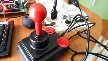 Z80 breadboard minicomputer - joystick test