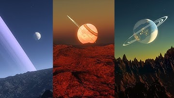 Beautiful Planets and Moons | Space Engine